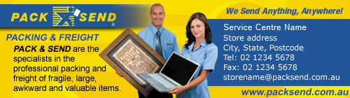 Packing & Freight Banner